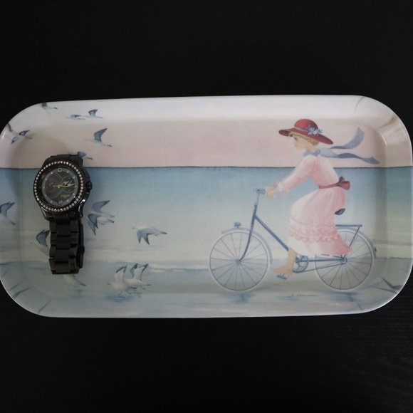 Vintage Melamine Tray / Vintage Mebel Tray Made in Italy Nautical Melamine Tray - Picture 4 of 4